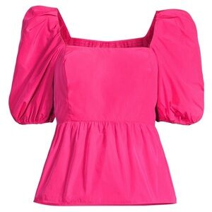 Lilly Pulitzer, Tiana Puff Sleeve Top size Small